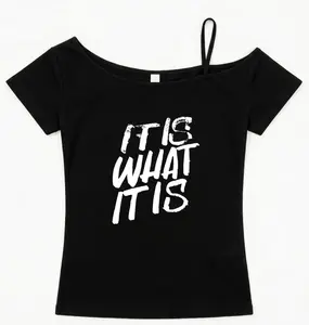 Stylish Casual T-Shirt Featuring the Bold Phrase "That's Just How It Is" for Effortless Attitude