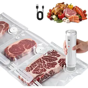 Compact Vacuum Sealer for : Handheld Vacuum Sealer with 15  Bags for Seal Meal Saver, Visible Water  Portable  Sealer, Gifts for Mom, Wife, Chef