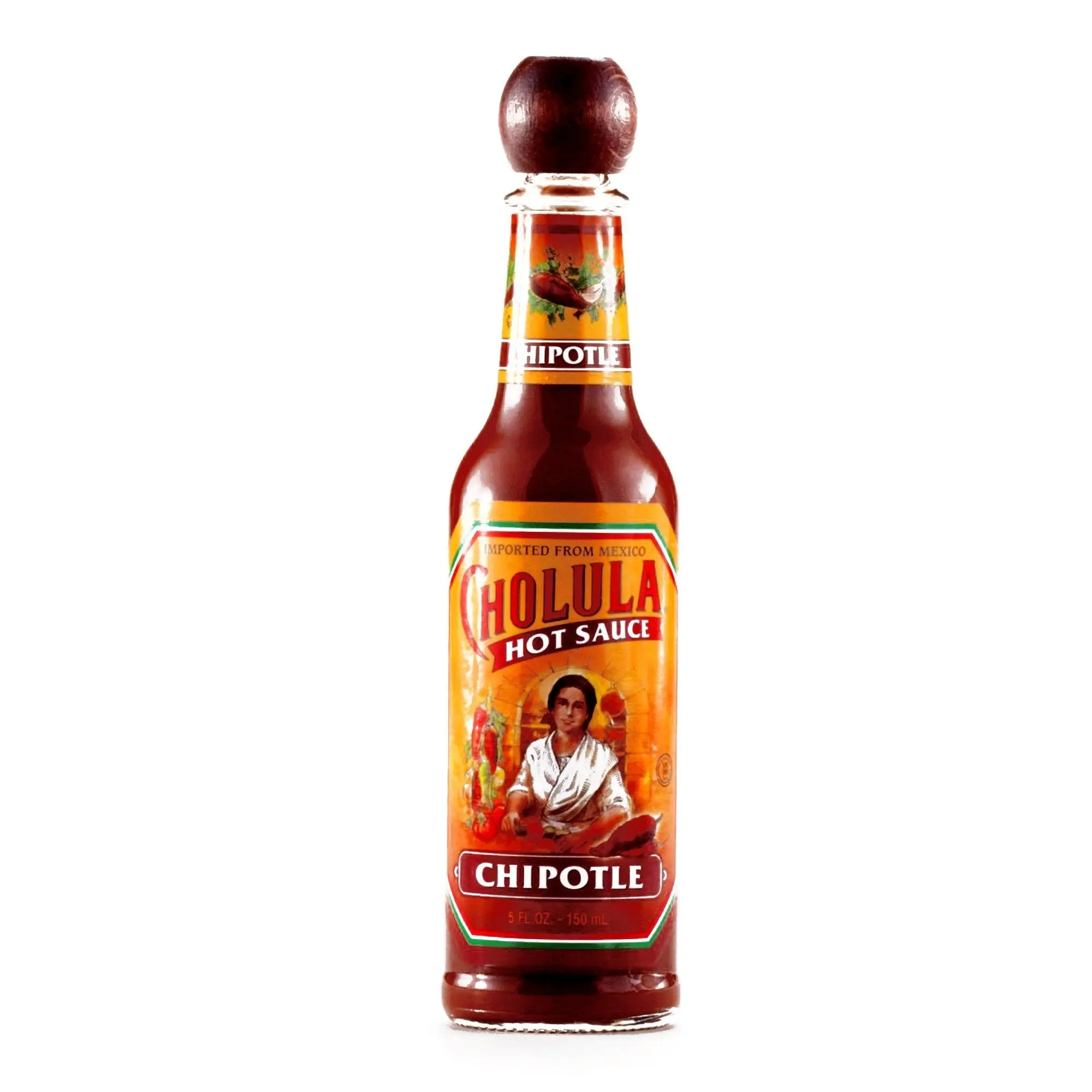 Cholula Chipotle Hot Sauce, 5 oz Cooking Sauce with Bold Spice and Rich Flavor for Staples & Cooking Essentials
