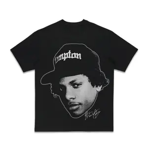 Eazy-E Compton No Sunglasses Portrait Autograph Graphic Rap T-Shirt – Classic West Coast Rap Graphic Tee