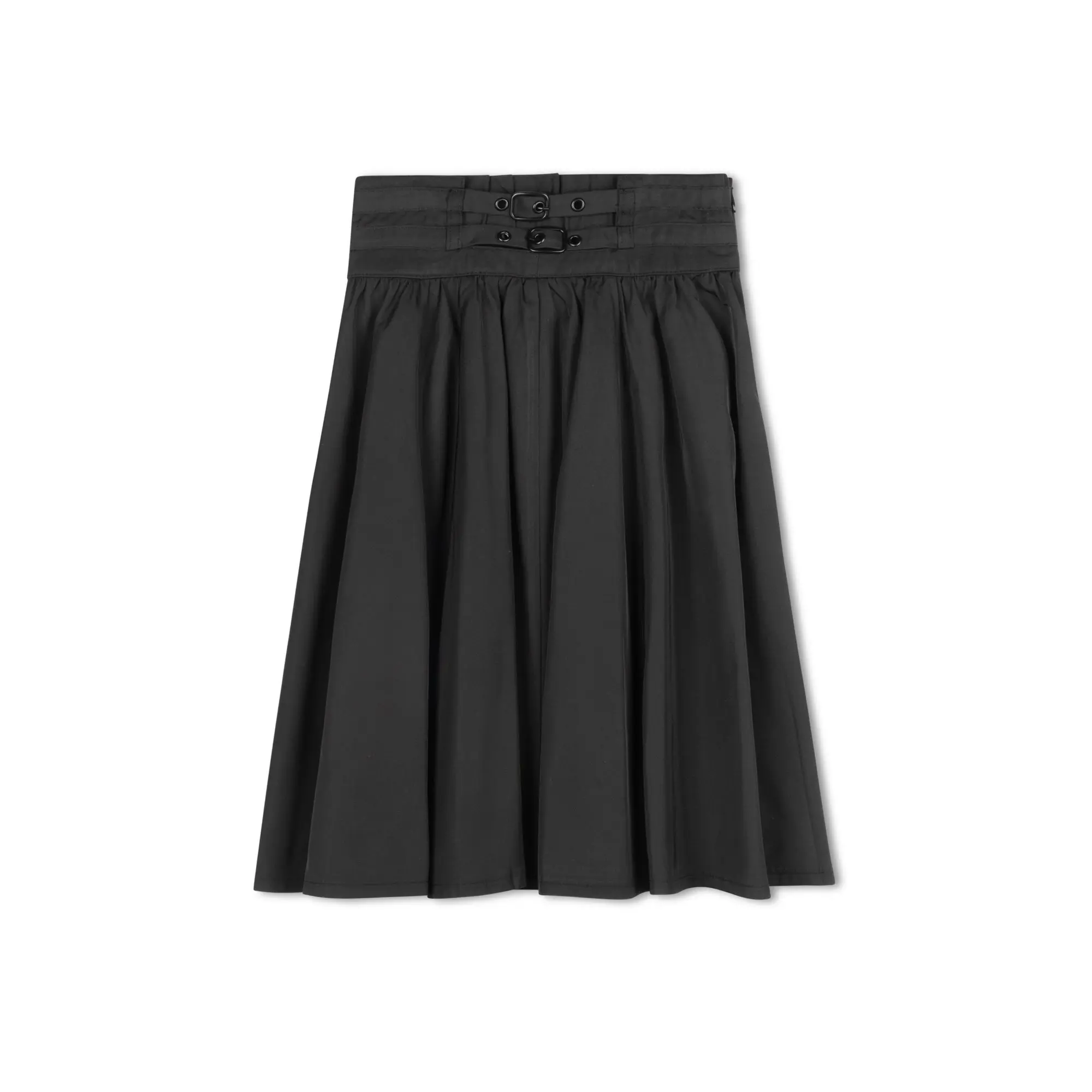 TAFFETA BUCKLE SKIRT