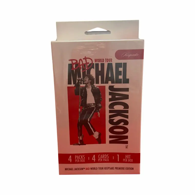 Keepsake Michael Jackson Bad World Tour Hanger Box