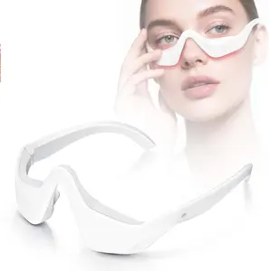 3 Modes Under-Eye Mask,Eye Massager，Red Light Therapy for Eyes, for Fine Lines Eye Bags and Dark Circles, Light Therapy Device Microcurrent Eye sculpting Massager Eye Massager for Puffiness & Fine Lines – Hands-Free Skincare Tool for Women & Men