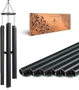 Large Wind Chimes for Outside Deep Tone - 48'' Personalized Wind Chimes Memorial, Wind Chimes Outdoor Clearance, Memorial Wind Chimes, Sympathy Gifts, Garden Patio Yard and Home Décor