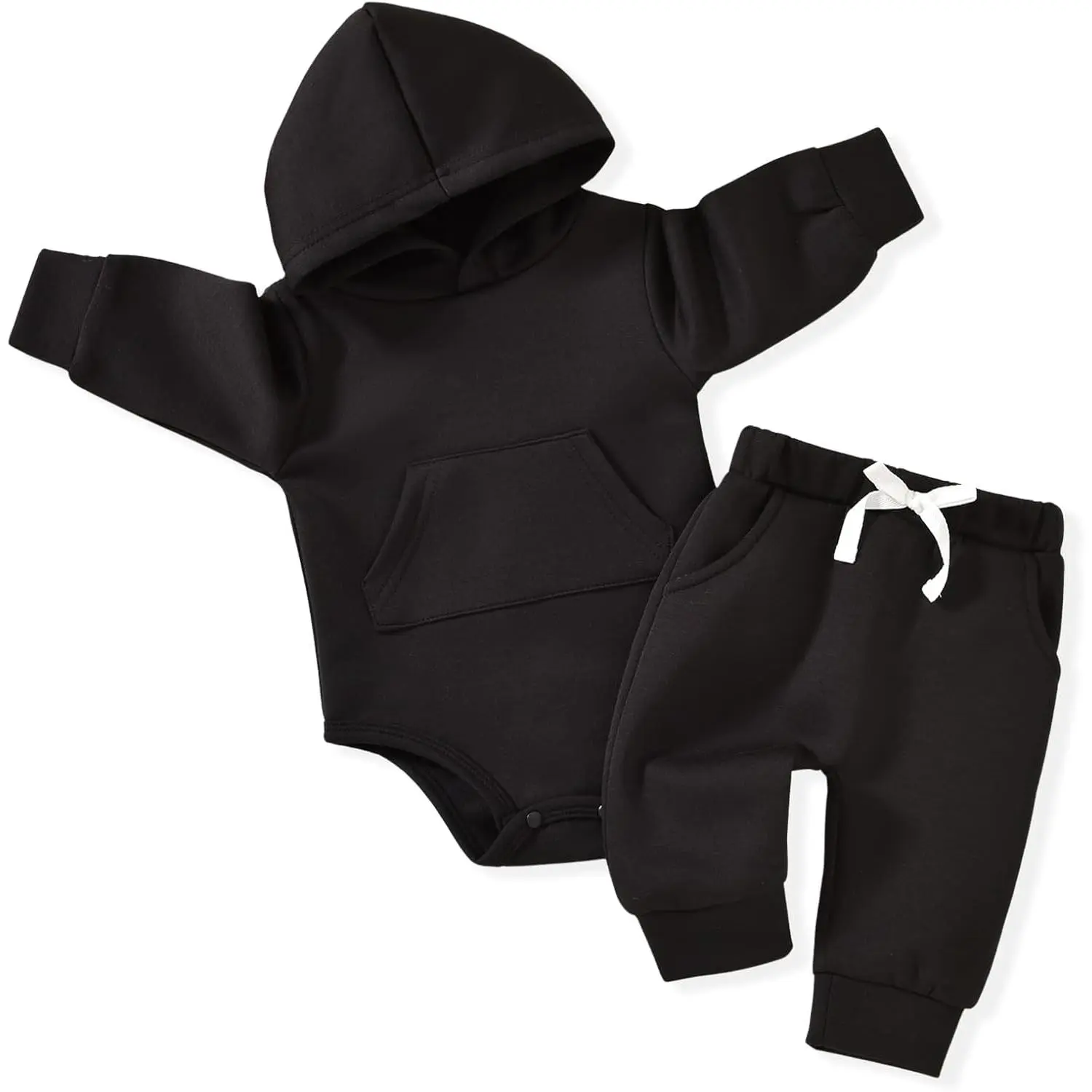 L-BN08 Infant Baby Winter Hoodie Outfit, Boys' Kids' Fashion Suit & Set, Baby Clothing, Gender Neutral Nursery
