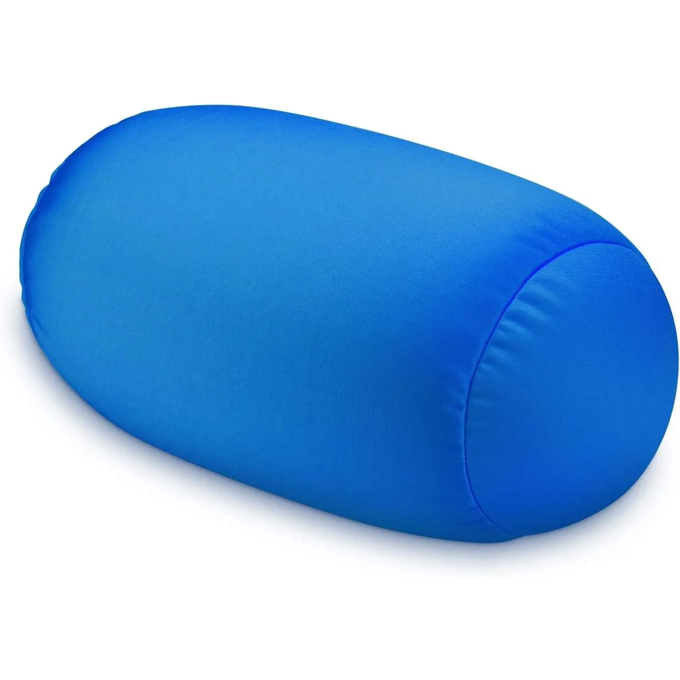 Squishy Microbead  Pillow, 7Inch x 12Inch Soft Travel  Bed Pillow Bean Pillow for  Adult Chair Sleeping  Seat, Fun Dormroom (Sky Blue)