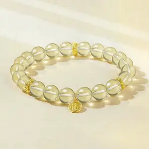 Crystal Bracelet: Love and Abundance Series: Citrine is known as the "merchant Stone" or "Success Stone", attracting the mindset and opportunities for creating wealth  （YNMT）·