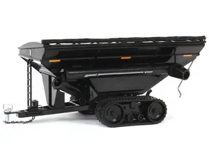Brent V1300 Grain Cart w/ Tracks - Metallic Black Diecast 1:64 Scale Model - SpecCast UBC068