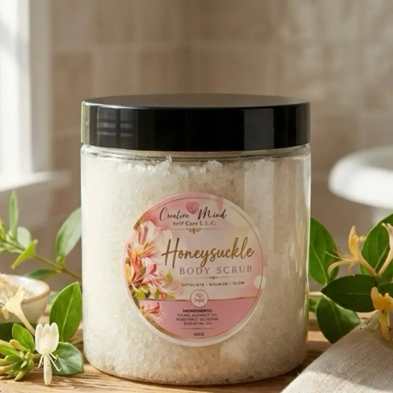 Honeysuckle body scrub