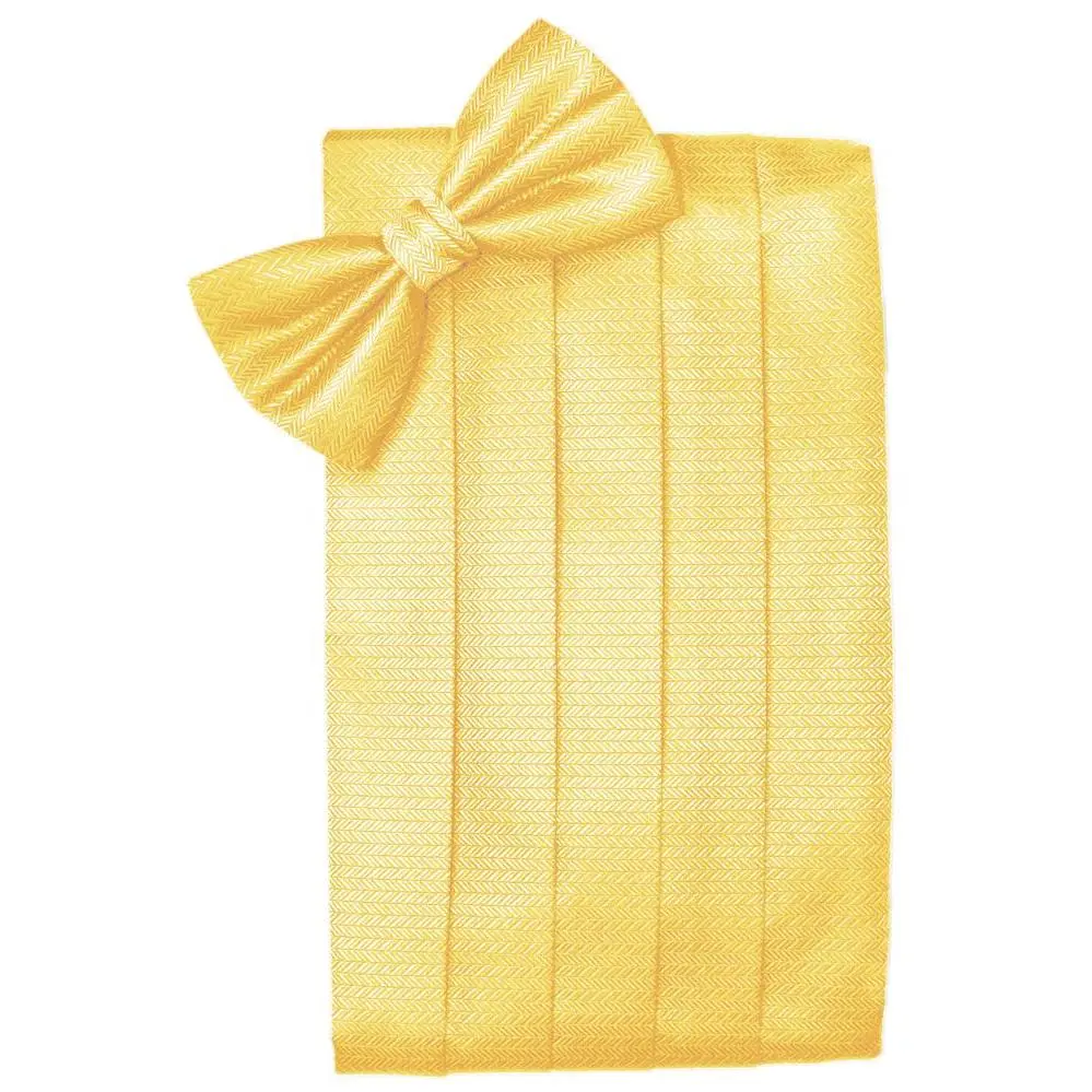Sunbeam Herringbone Cummerbund