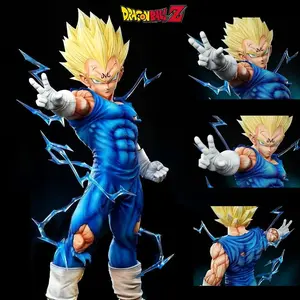 26.5cm/10.43in Anime Dragon Ball Figure Majin Vegeta Action Figures Pvc Statue Desktop Ornamen Collection Model Toys Gifts