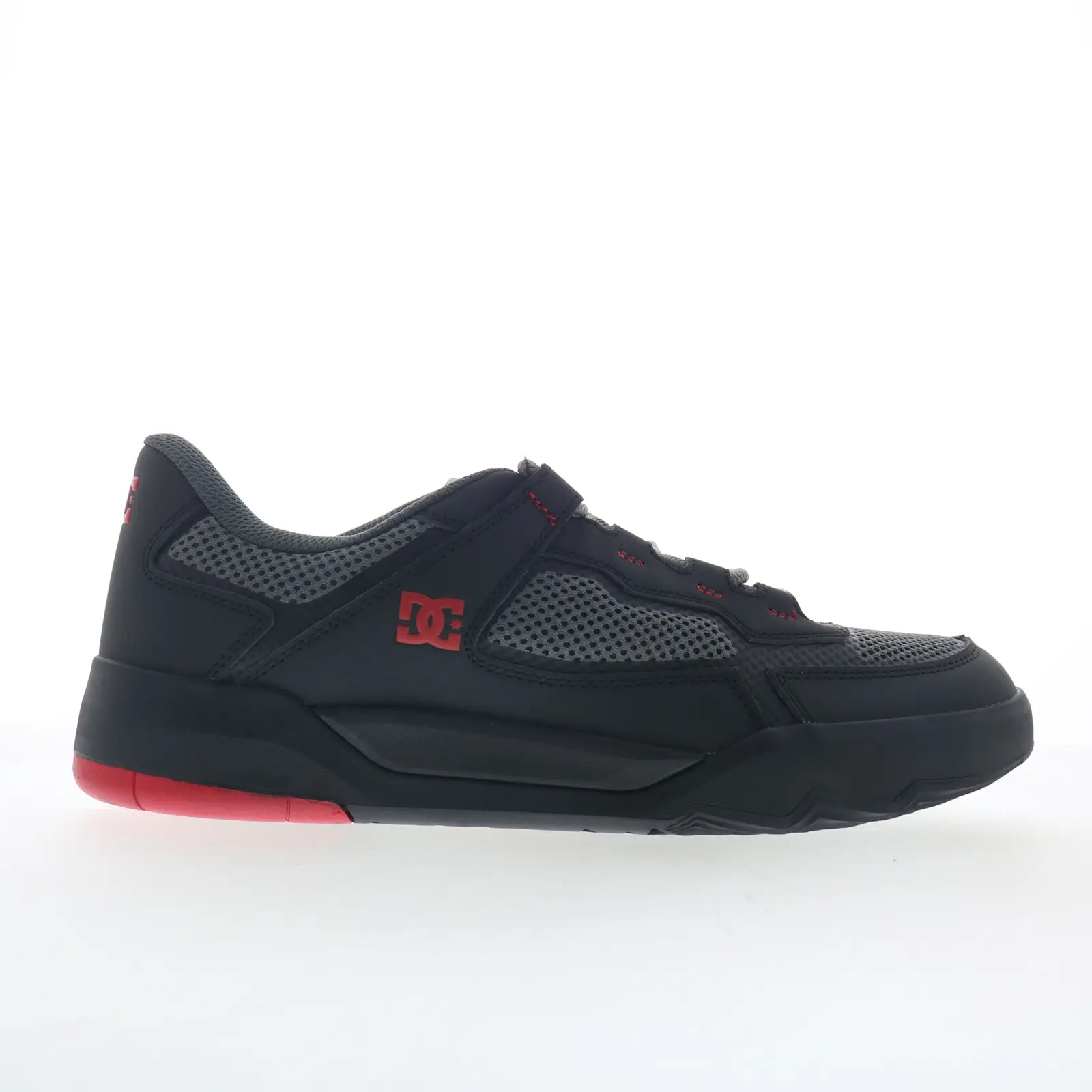 DC Metric DC01677025-BKGYRD Mens Black Skate Inspired Sneakers Shoes