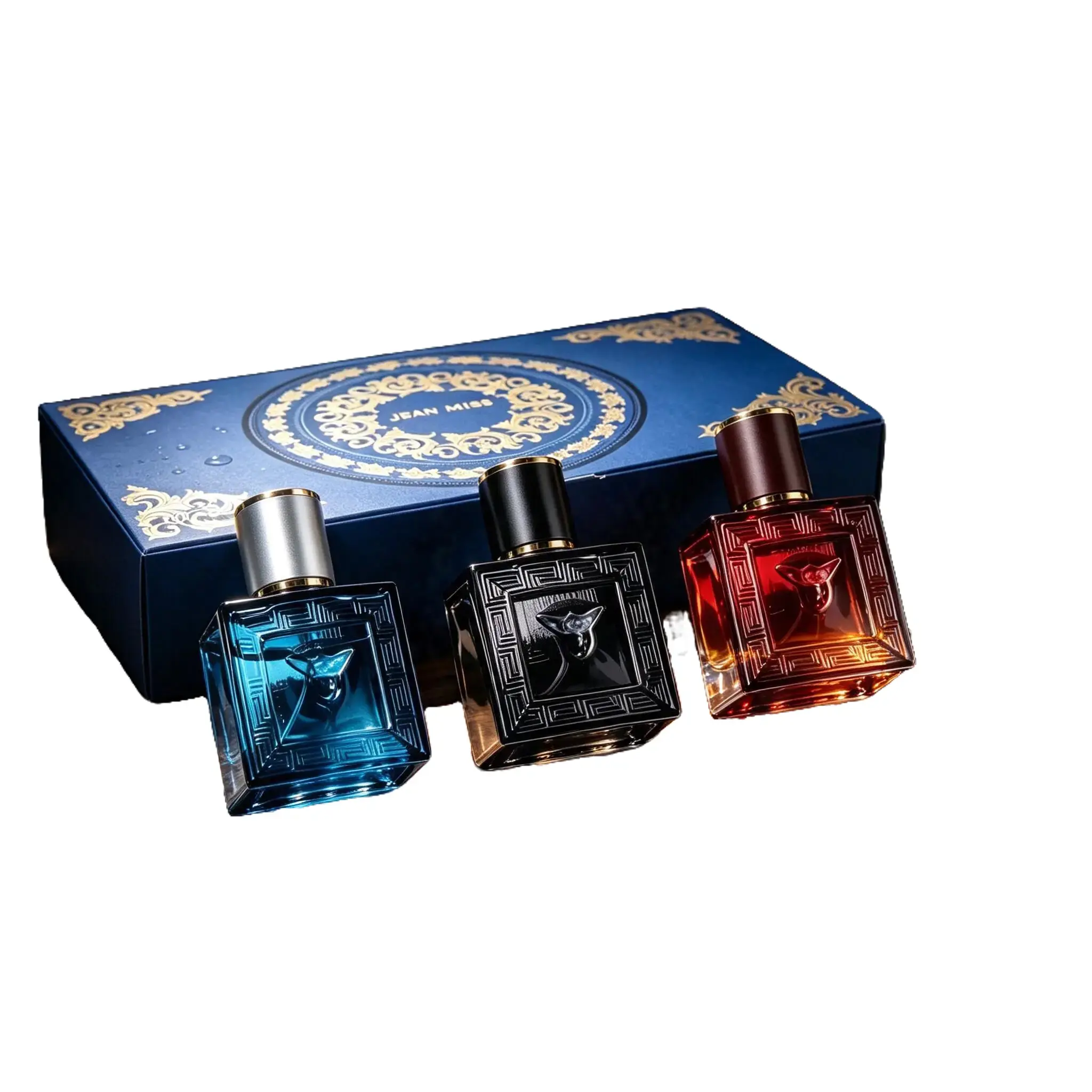 3-Piece Men's Fragrance Cift Set:Ocean Breeze,Cedarwood & Amber Eau De Toilette, 3OmlPortable Perfume Bottles for TraveI LongLasting cologne perfumes I Charm Fragrance,Elegant Fragrance, Holiday Gift, Fragrance VarietyPack, different flavor