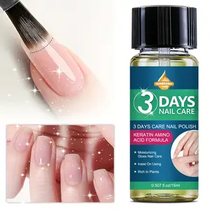 Nail Care Essence 15ml | Keratin Amino Acids + Collagen Peptides, Moisturizes and Strengthens in One Bottle | Contains Vitamin C for Brightening, Suitable for Hands and Feet, Nourishes Cuticles and Strengthens Nails | Refreshing and Non-Greasy