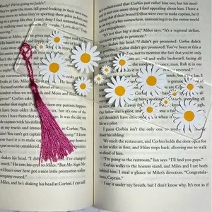 Daisies Custom Bookmark | Custom Acrylic Bookmark | Booktok | Gifts for Book Lovers | 2024 Reading Challenge | Bookish