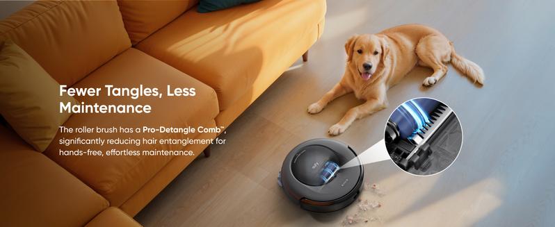 eufy C20 Omni Robot Vacuum, Robot Vacuum and Mop Combo, Self Emptying, Auto Mop Washing and Auto Drying for hands-free cleaning, 3.35-Inch Ultra-Slim Body, 7000 Pa Powerful Suction, All-in-One Station｜Spingtok