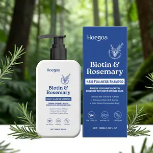 Biotin Hair Care Shampoo, Rosemary Oil, Moisturizing Scalp Cleansing, Smooth Silk-Like Shine, Daily Hair Maintenance, Hydrating & Revitalizing Formula