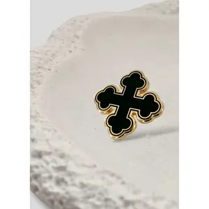 Round Coptic Cross Pins