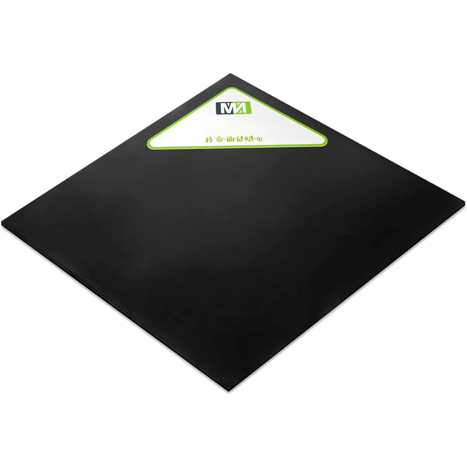 Neoprene Rubber Sheet, Heavy Duty, High Grade 60A, Black, 12x12-Inch by 1/8 (+/- 5%) for Plumbing, Gaskets DIY Material, Supports, Leveling, Sealing, Bumpers, Protection, Flooring