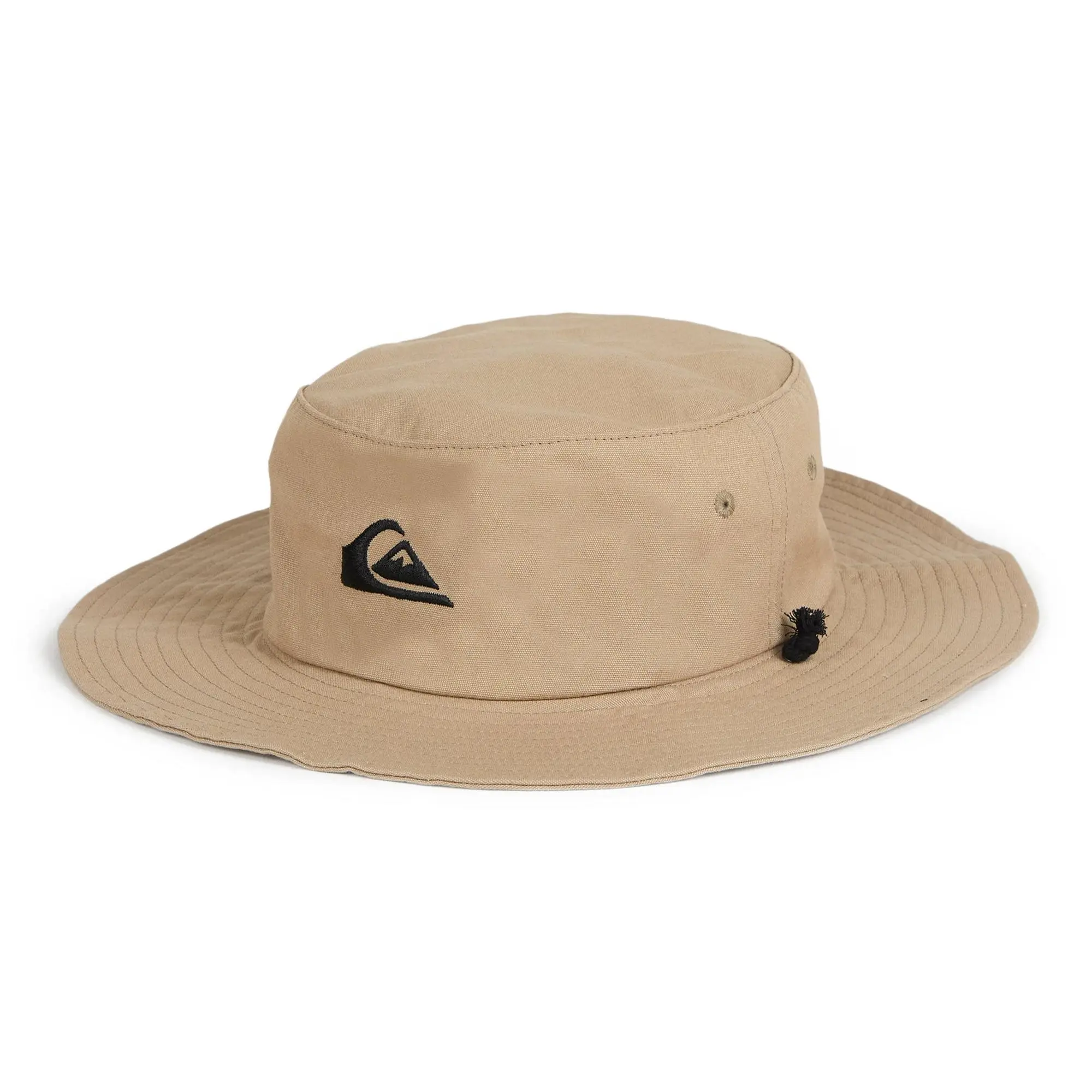 Quiksilver | Bushmaster Hat | 100% Cotton Adjustable Strap Wide-Brim Sun Hat | Sun Protection