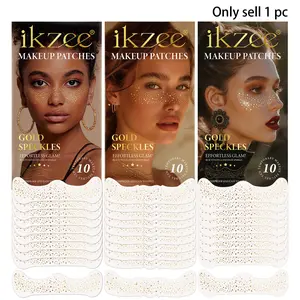 IKZEE Freckle Stickers 10p, Offer three styles: shiny freckle stickers, fashionable facial tattoo stickers. Perfect for music festivals and beach parties. Show off your beauty with the glittery freckles.