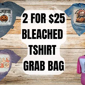 Mystery Tshirt grab bag (bleached), mystery shirts, grab bag, gift