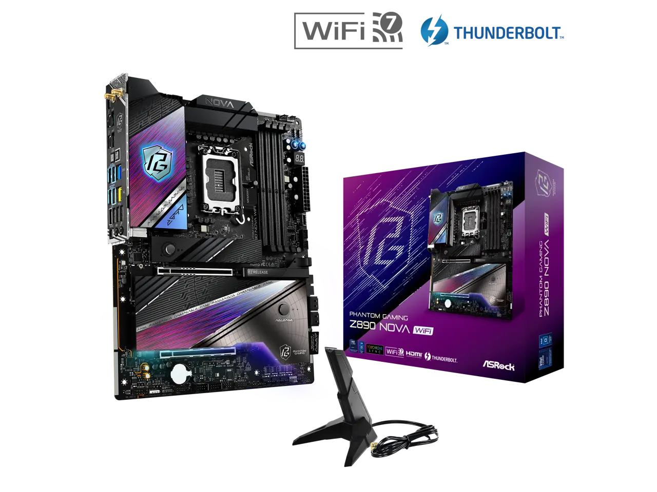 ASRock Z890 Nova WiFi LGA 1851 Intel Z890 ATX Motherboard ASRock Z890 Nova WiFi LGA 1851 Intel Z890 ATX Motherboard