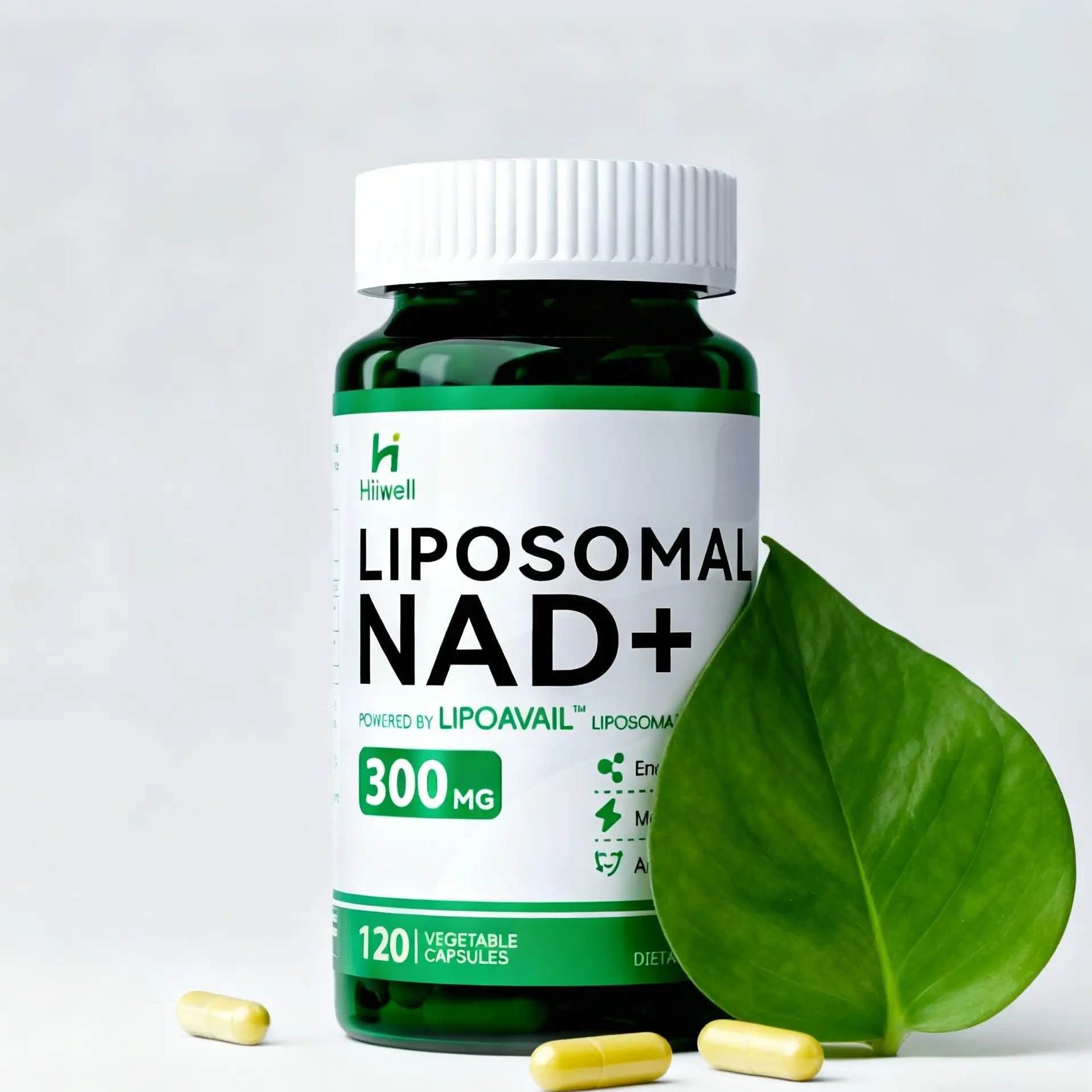 60 servings  Patented Formula NAD+ Core -Advanced NAD+ Supplement for Anti-Aging & Cell Repair - with Patent - 120 Count (60 Day Supply)ed 9x Absorption Technology Healthcare Vitamin-Supplement for Women