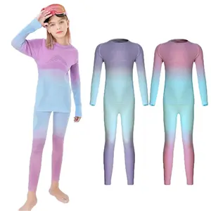 Children Kids Boy Girl Conmproression Skiing Underwear Set Fitness Gym Ski Snowboarding Sport Running Yoga Exercise Suit A285
