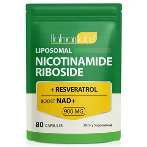 Hatmanlabs Liposomal NAD CORE LipoNAD 250mg Dietary Supplement Alternative - 80 Capsules, 30-Day Supply, High Purity, Sugar-Free, Resveratrol-Infused for NAD Boost & Enhanced Energy
