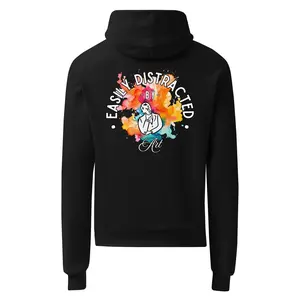 “Easily Distracted by Art” Champion Hoodie