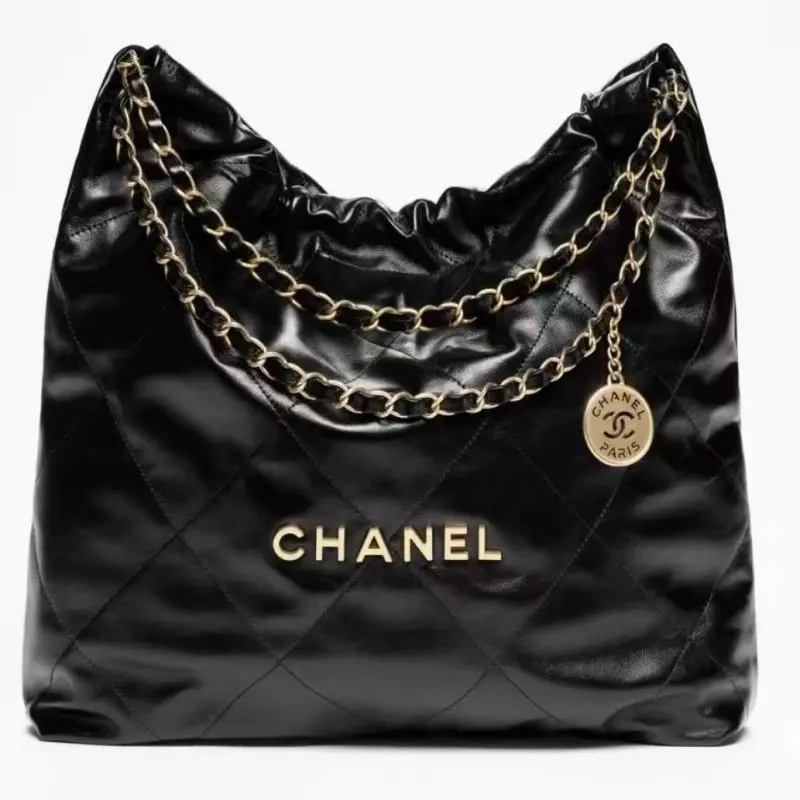 ‮ LENAHC  ‬Large Quilted Hobo Bag Chain Shoulder Purse for Daily Use
