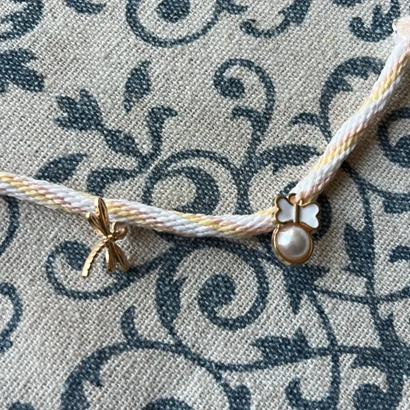 Butterfly and Dragonfly Charm Bracelet