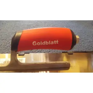 Goldblatt 242879 16 x 4.5 in. Stainless Steel, Professional Pool Trowel