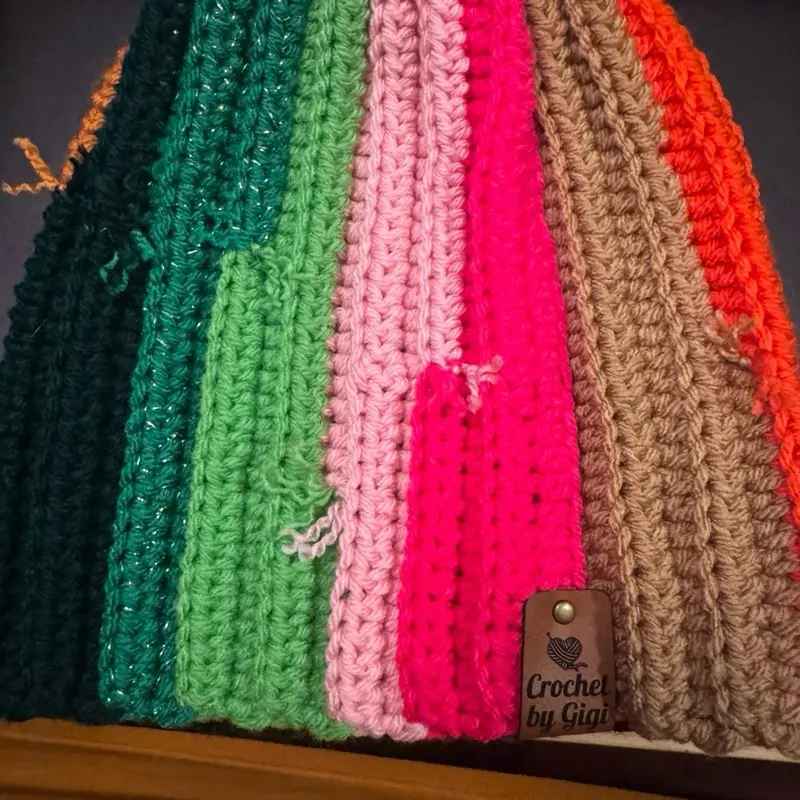 Scrap Yarn Beanie