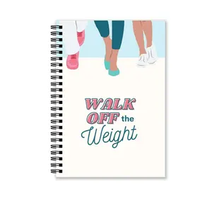 Cross-Border Walk off the Weight Fitness Plan Book, Fat Loss Record Manual, Motivational Slimming Guide, Available Now