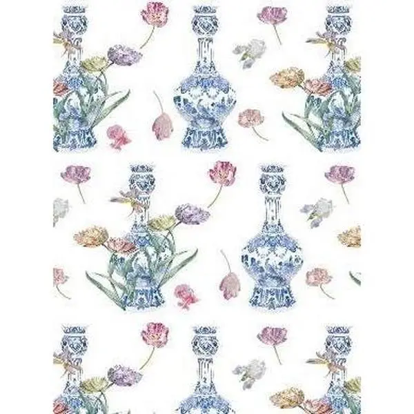 Royal Deft Purissima White Grasscloth Printed Wallpaper