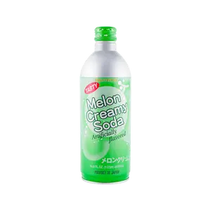 UCC Japanese Creamy Melon Soda 490ml - Refreshing Summer Drink - Fruity Flavor