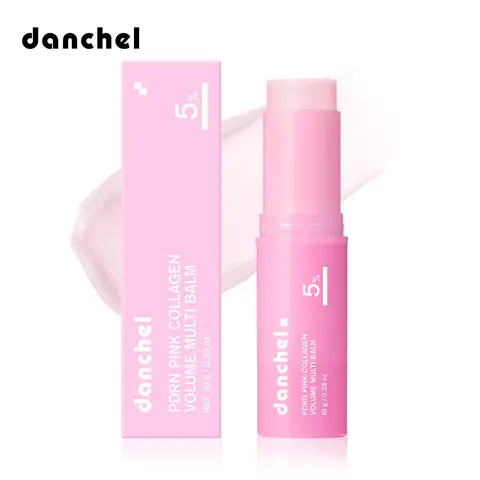 PDRN Pink Collagen Multi-Use Balm with Collagen Deep Hydration, Hydrating Formula, Hydrating Balm Stick for Face Neck, Skincare Daily Moisturizing Stick, Easy Use for All Skin Type, Convenient, Deep Hydrating Cosmetics