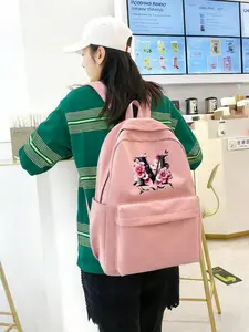 Unisex Backpack with a 26-Letter Alphabet Pattern. Solid Color Backpack, Lightweight Schoolbag, Large Capacity, Suitable for Students and Office Workers. Practical for Everyday Use and Travel. Valentine's Day Gift for Family, Partner, And Good Friends.