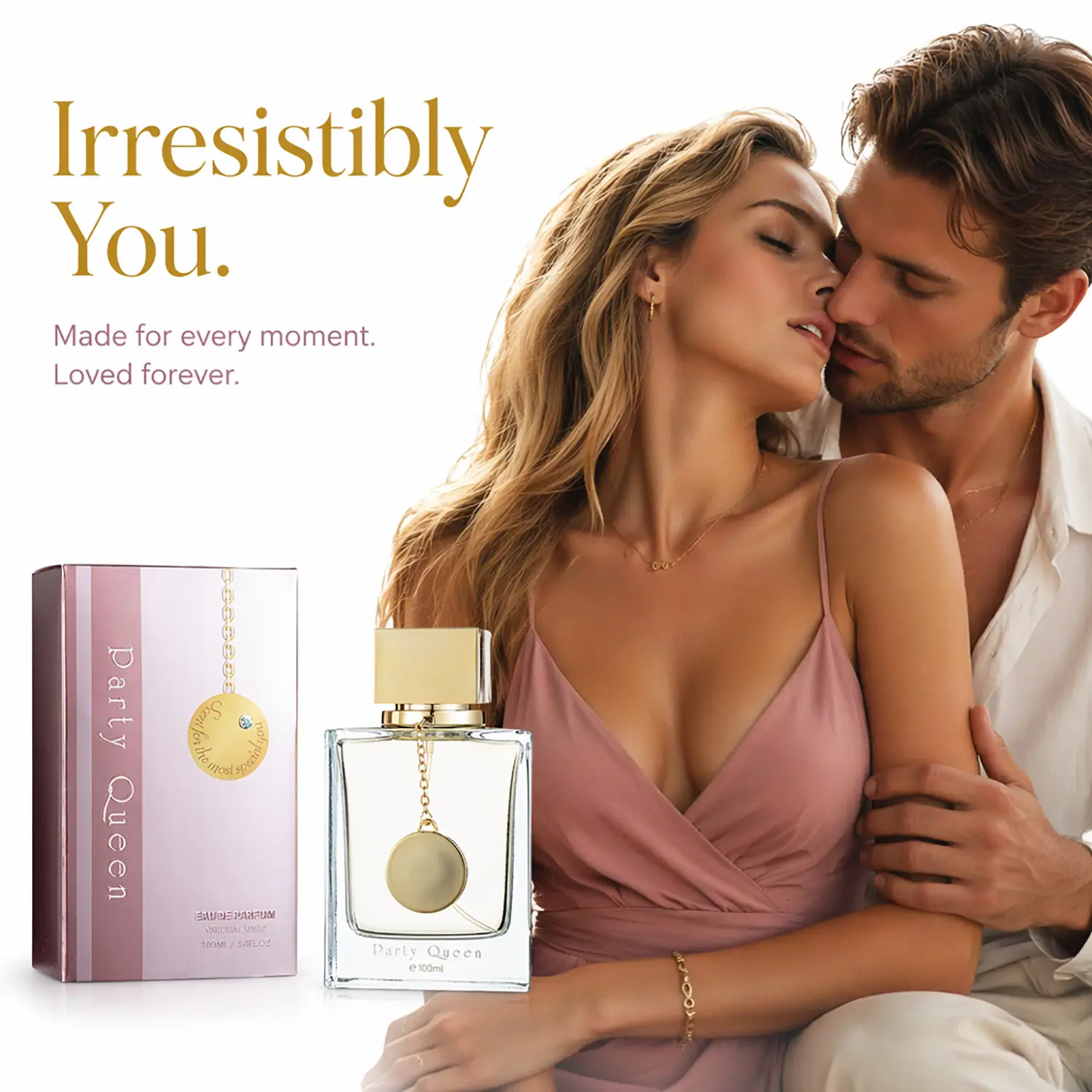 Women's Pheromone Perfume, 100ml/3.4fl.oz Long-Lasting Floral Fruity Scent, Quality Affordable Fragrance for Birthday Gift Ideas, Christmas Celebrations
