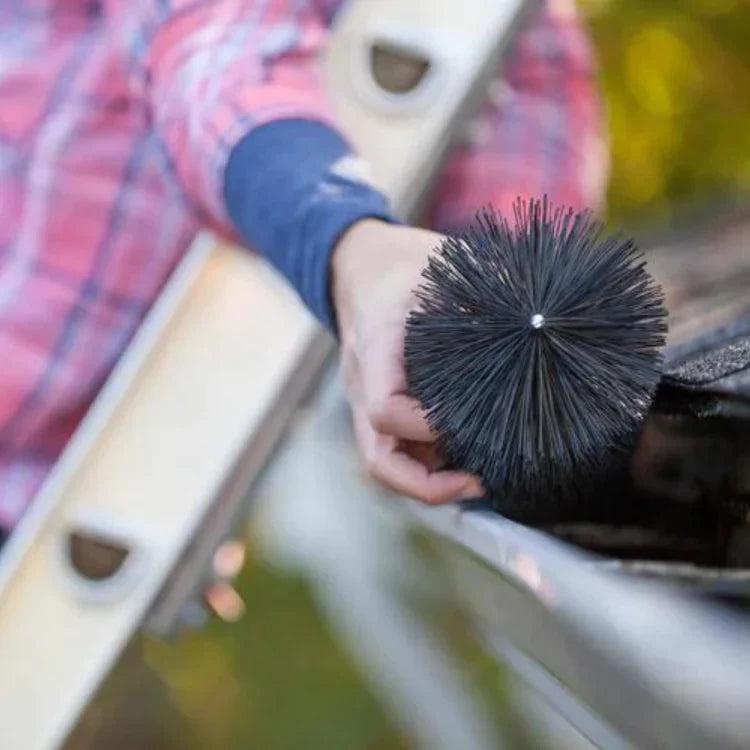 5 Inch Gutter Guards  Standard Size Brush Leaf Guard 425 Dia