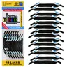 uLace Kiddos No-Tie Shoelaces: Stretchy, Easy-to-Install Elastic Laces for Sneakers - Set of 14 Footwear Comfort