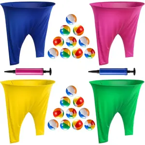 Granny Pants Yard  Sets,4PCS Granny Pants Family Party Outdoor  with Bouncy Balls for Adults and ,The Family Reunion  Backyard Party