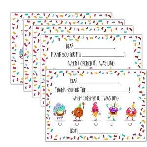 50 Sheets Thank-You Cards, Customizable Greeting Card Set, Positive Affirmations & Recognition Cards, Ideal for Encouragement Rewards