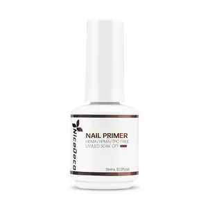 Nail Primer, Fast Air Dry, No Lift Prep for Gel and Acrylic Powder, Foundation for Long-lasting Nail Polish