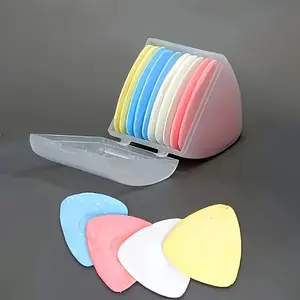 Upgraded Durable Sewing Chalk Set 10 Pieces, Triangle Marker & Storage Box, Essential for DIY Clothing Modification, Sewing Tools Kit, Sewing Supplies