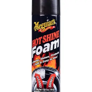 Meguiar's Hot Shine Tire Foam - 19 Oz, High Goss Tire Shine with UV Protection