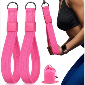 Tricep Rope Cable Attachment Handles for Gym, 13inch Exercise Handles, Tricep Pull Down Attachments Rope for Pilates, Yoga, Strength Trainer, Physical Therapy, Stretch, Recovery