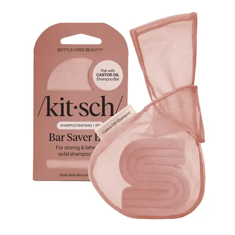 Kitsch Castor Oil Shampoo Bar Saver Bag